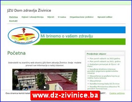 Ordinacije, lekari, bolnice, banje, laboratorije, www.dz-zivinice.ba