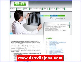 Ordinacije, lekari, bolnice, banje, laboratorije, www.dzsvilajnac.com