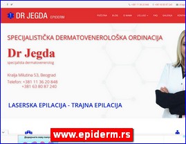 Frizeri, saloni lepote, kozmetiki saloni, www.epiderm.rs
