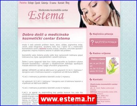 Frizeri, saloni lepote, kozmetiki saloni, www.estema.hr