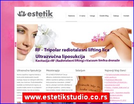 Frizeri, saloni lepote, kozmetiki saloni, www.estetikstudio.co.rs
