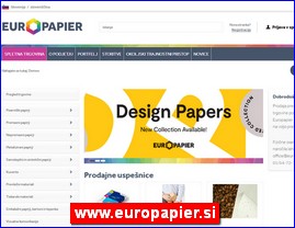 Kancelarijska oprema, materijal, kolska oprema, www.europapier.si
