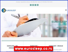 Ordinacije, lekari, bolnice, banje, Srbija, www.eurosleep.co.rs