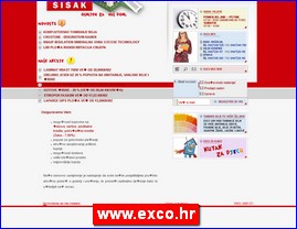 Sanitarije, vodooprema, www.exco.hr