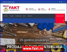 Sanitarije, vodooprema, www.fakt.rs