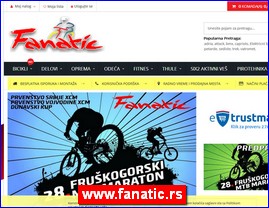Fanatic Bike - prodaja bicikala, električni bicikli i skuteri, MTB bicikli, dečiji bicikli, gradski bicikli, ženski bicikli, muški bicikli, servis, sportska oprema, fitness oprema, www.fanatic.rs