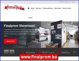 Građevinarstvo, građevinska oprema, građevinski materijal, www.finalprom.ba