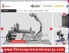 Sportska oprema, www.fitnesopremarekreacija.com