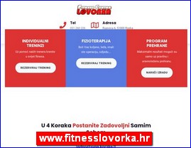 Fitnes, fitness centri, teretane, www.fitnesslovorka.hr