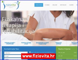 Ordinacije, lekari, bolnice, banje, laboratorije, www.fiziovita.hr