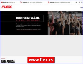 Fitnes, fitness centri, teretane, www.flex.rs