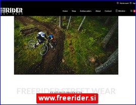 Sportska oprema, www.freerider.si