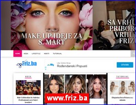 Frizeri, saloni lepote, kozmetiki saloni, www.friz.ba