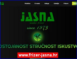 Frizeri, saloni lepote, kozmetiki saloni, www.frizer-jasna.hr