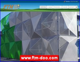 PVC, aluminijumska stolarija, www.ftm-doo.com