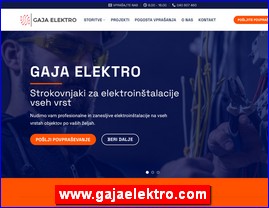 Gaja elektro, pametne inštalacije, video nadzor, suhomontažna dela, elektro servis, električar, www.gajaelektro.com