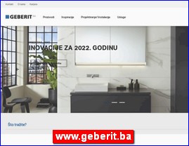 Sanitarije, vodooprema, www.geberit.ba