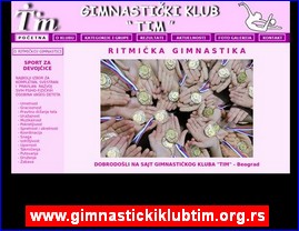 Sportski klubovi, atletika, atletski klubovi, gimnastika, gimnastički klubovi, aerobik, pilates, Yoga, www.gimnastickiklubtim.org.rs