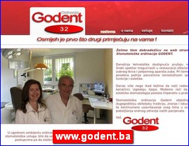 Stomatološke ordinacije, stomatolozi, zubari, www.godent.ba