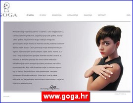 Frizeri, saloni lepote, kozmetiki saloni, www.goga.hr
