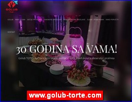 Konditorski proizvodi, keks, čokolade, bombone, torte, sladoledi, poslastičarnice, www.golub-torte.com