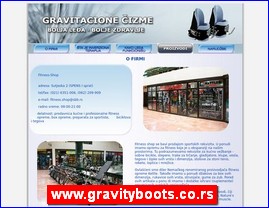 Sportska oprema, www.gravityboots.co.rs