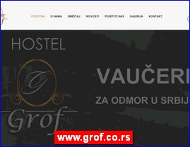 Hoteli, moteli, hosteli,  apartmani, smeštaj, www.grof.co.rs