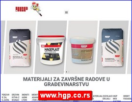 Građevinarstvo, građevinska oprema, građevinski materijal, www.hgp.co.rs