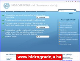 Građevinarstvo, građevinska oprema, građevinski materijal, www.hidrogradnja.ba