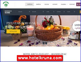 Hoteli, moteli, hosteli,  apartmani, smeštaj, www.hotelkruna.com