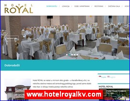 Hoteli, moteli, hosteli,  apartmani, smeštaj, www.hotelroyalkv.com