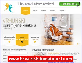 Stomatološke ordinacije, stomatolozi, zubari, www.hrvatskistomatolozi.com