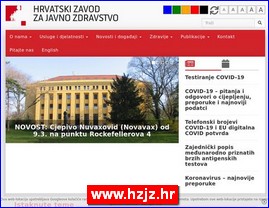 Ordinacije, lekari, bolnice, banje, laboratorije, www.hzjz.hr