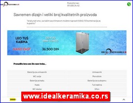 Sanitarije, vodooprema, www.idealkeramika.co.rs