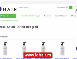 Frizeri, saloni lepote, kozmetiki saloni, www.idhair.rs