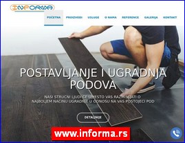 Podne obloge, parket, tepisi, www.informa.rs