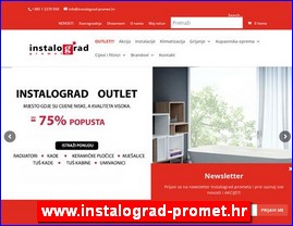 Sanitarije, vodooprema, www.instalograd-promet.hr