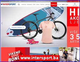 Sportska oprema, www.intersport.ba