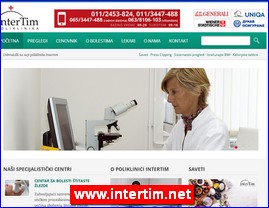 Ordinacije, lekari, bolnice, banje, laboratorije, www.intertim.net