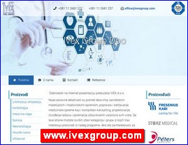 Medicinski aparati, ureaji, pomagala, medicinski materijal, oprema, www.ivexgroup.com