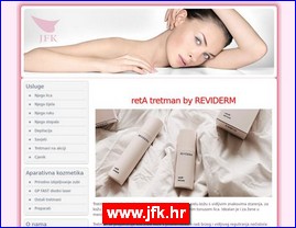 Frizeri, saloni lepote, kozmetiki saloni, www.jfk.hr
