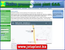 Plastika, guma, ambalaža, www.jotaplast.ba