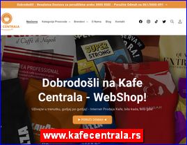 Kafa, internet Prodaja Kafe: Prena Espresso kafa u zrnu, mlevena Espresso kafa, Espresso Kafe kapsule, Nespresso kompatibilne kapsule, Nescaf Dolce Gusto kapsule, Lavazza A Modo Mio, Lavazza, Gimoka, Kimbo, Segafredo Zanetti, Ristora, Amigos Caffè, Covim Caffè, Caffè Pera, KILO Coffee Roasters, SANiTEC, Vending sirovine, HoReCa, Kafe Centrala, Beograd, www.kafecentrala.rs
