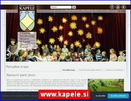 Gradovi, regije  , www.kapele.si