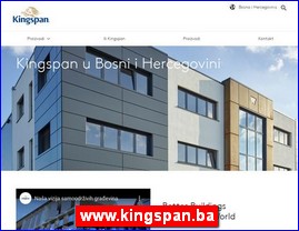 Građevinarstvo, građevinska oprema, građevinski materijal, www.kingspan.ba
