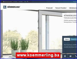 PVC, aluminijumska stolarija, www.koemmerling.ba