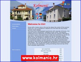 Hoteli, smeštaj, Hrvatska, www.kolmanic.hr