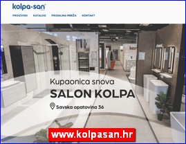 Sanitarije, vodooprema, www.kolpasan.hr