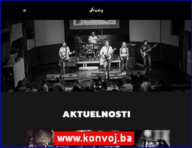 Muziari, bendovi, folk, pop, rok, www.konvoj.ba