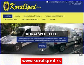 Transport, pedicija, skladitenje, Srbija, www.koralsped.rs